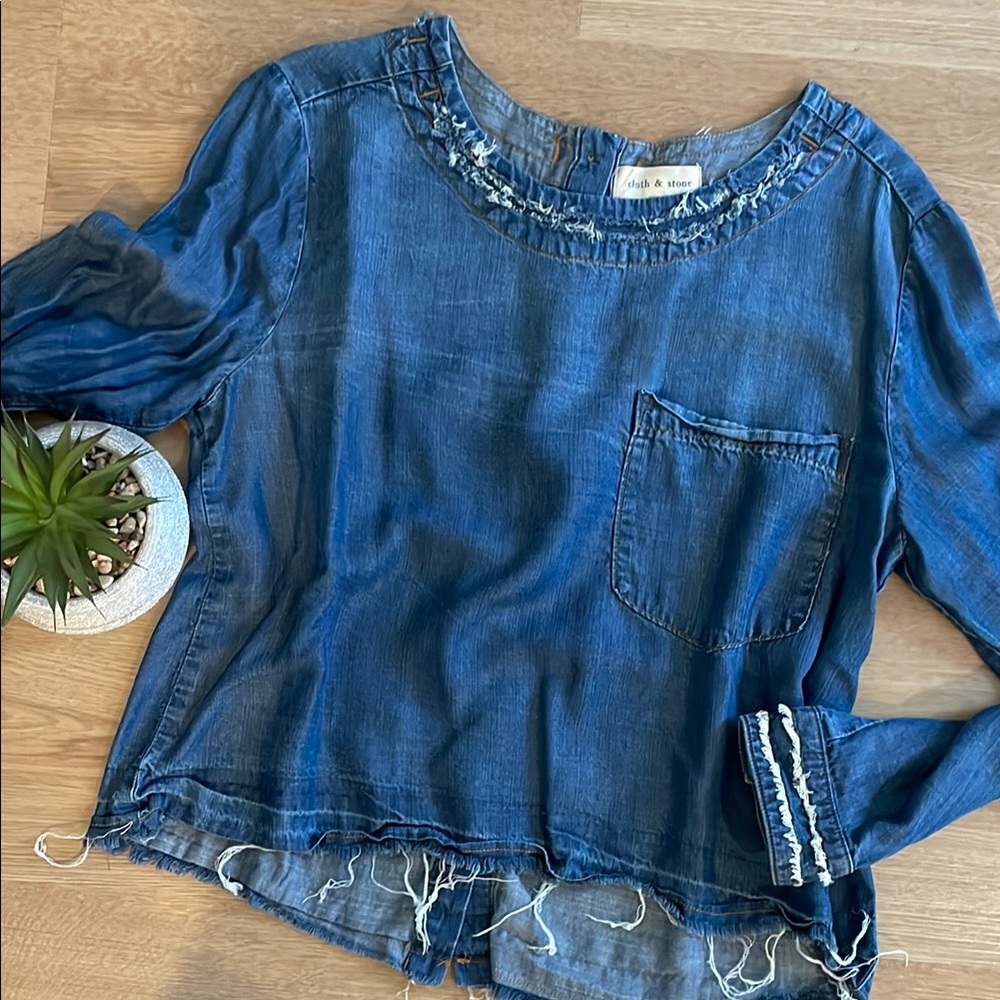 cloth & stone. Denim Shirt